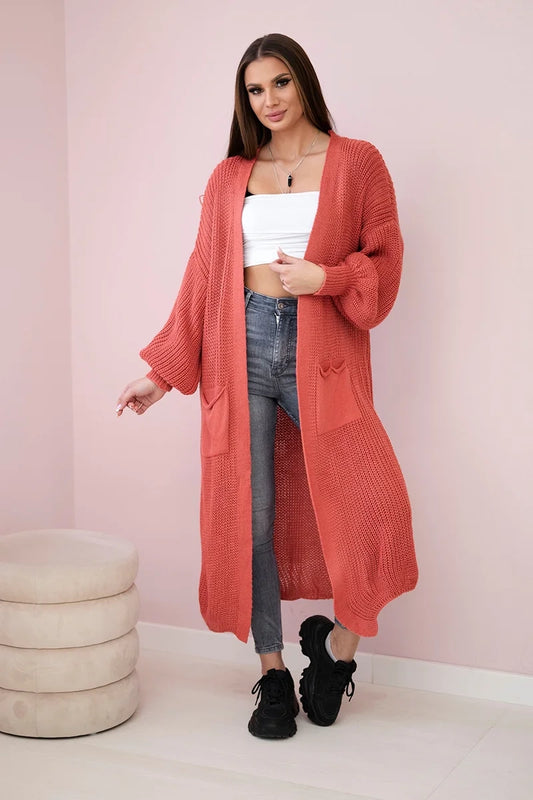 Дълга жилетка с джобове ИТ-8