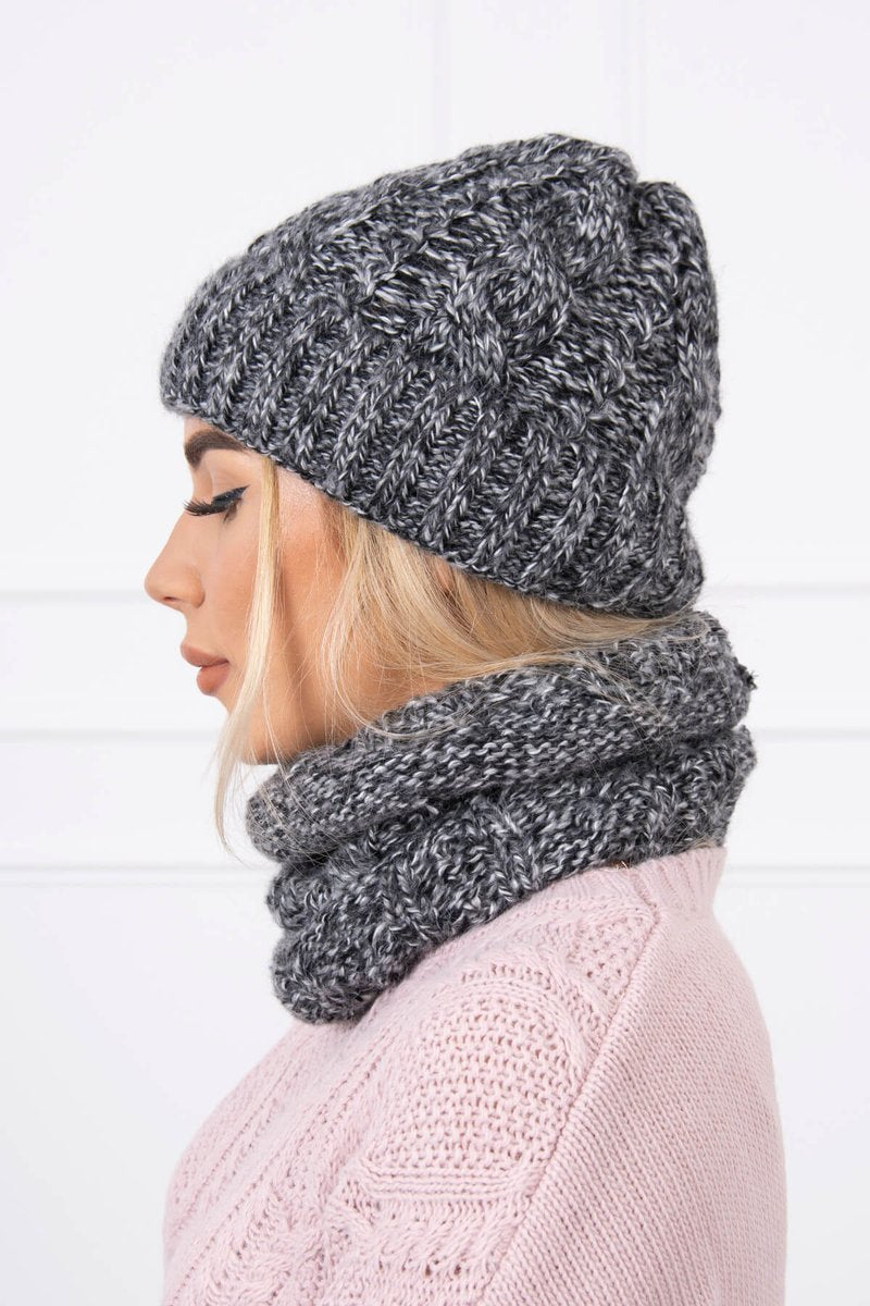 Дамски комплект от шапка с шал K153