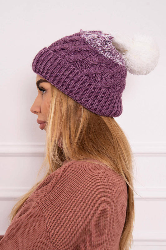 Дамска шапка с полар Илона K218