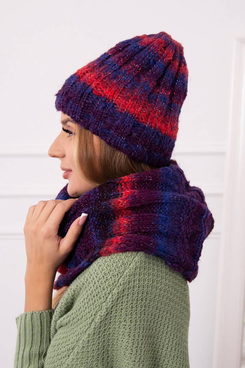 Дамски комплект от шапка с шал Zuzanna K257