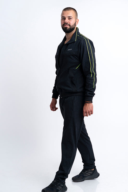 Мъжки сив памучен спортен екип Краси