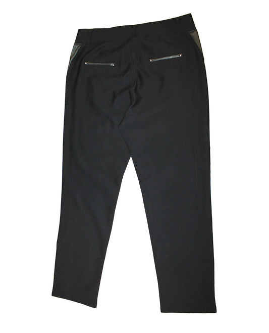 Черен клин панталон супер голяма номерация Марго