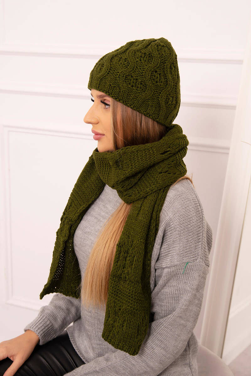 Комплект шапка с шал Mihalina K415