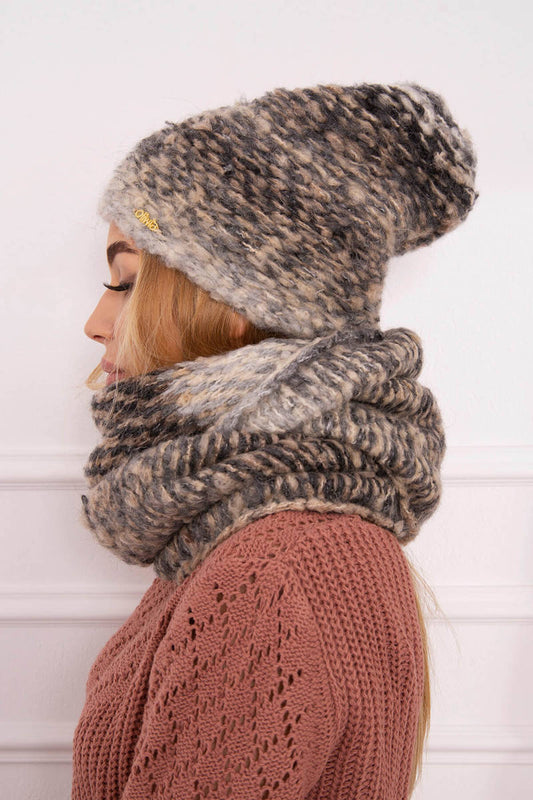 Дамски комплект с мохер плътен P106