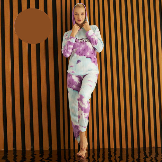 Дамски поларен комплект с качулка PI-3720-13