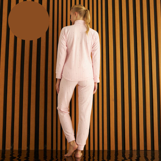 Дамска поларена пижама с дълъг ръкав PI-3750-5