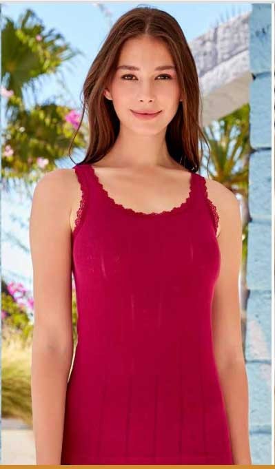 Памучен потник с широка презрамка Тони