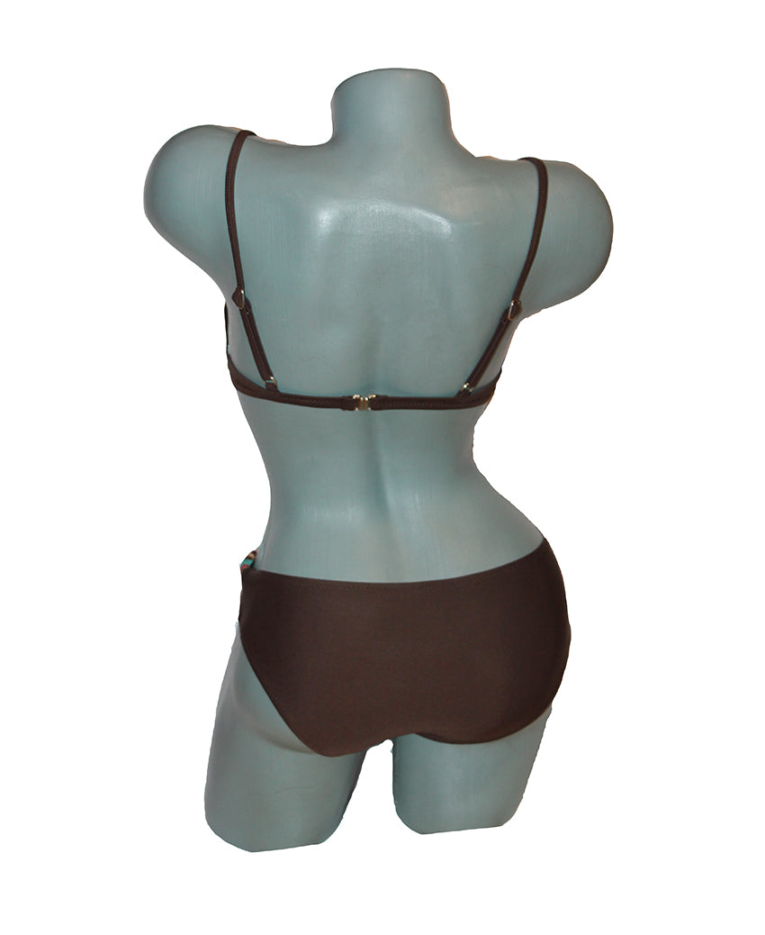 Бански от две части с оформени чаши с банели Тина