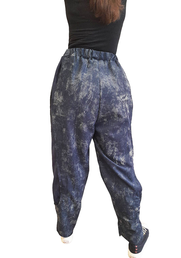 Широк дамски джинсов панталон Виолета