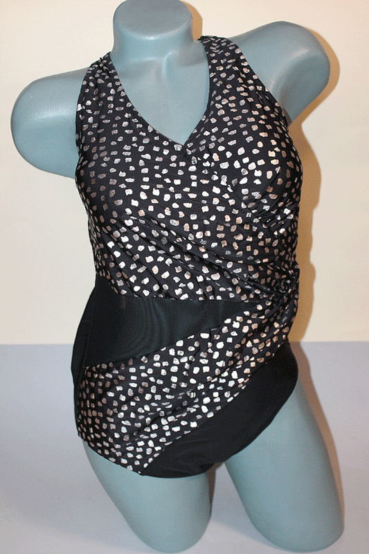 Цял бански с оформена чаша без банели 8229