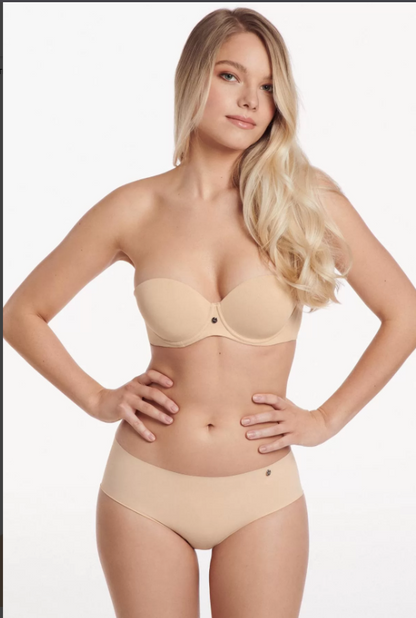 Сутиен бриджитка с подвижни презрамки и кухи оформени чашки с банели Lisca Bella 020298