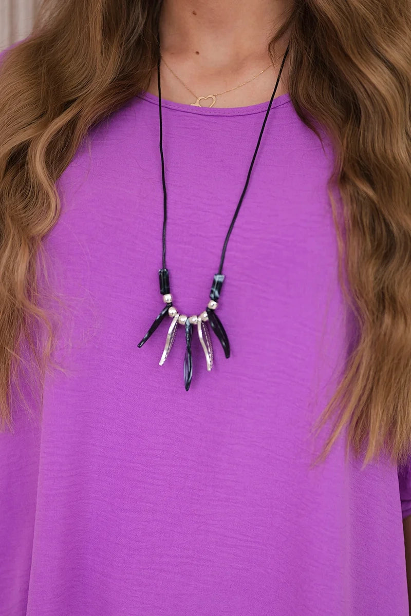 Комплект от блуза с панталон и висулка 1025A