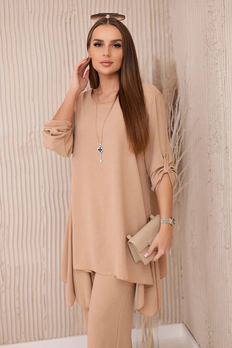 Комплект от блуза с панталон и висулка 1025A