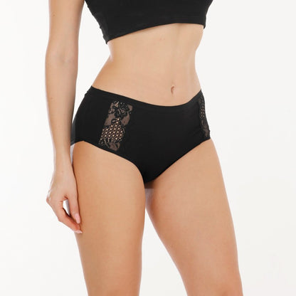 Макси памучни бикини с висока талия B-11615