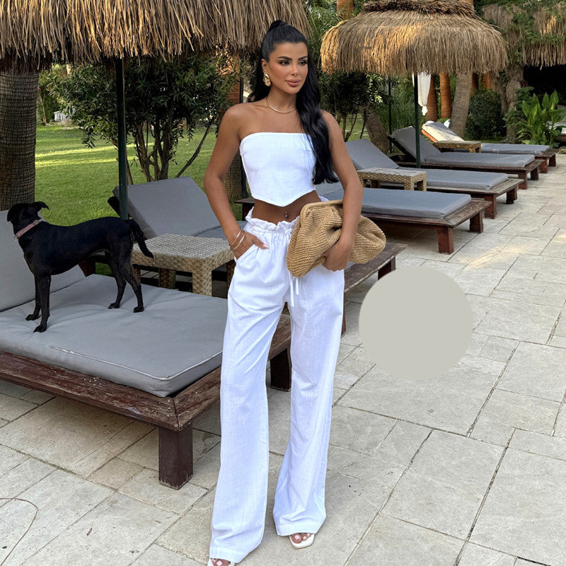 Летен комплект от бюстие с панталони EO-1263