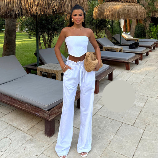 Летен комплект от бюстие с панталони EO-1263