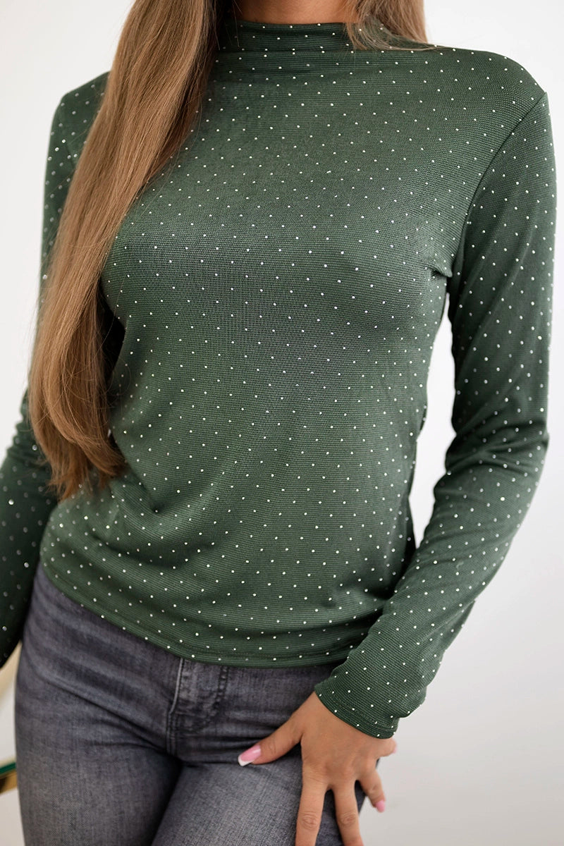 Блуза с декоративни кристали ART15368