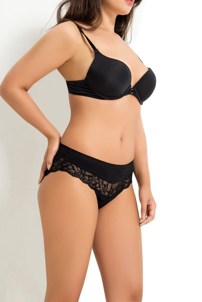 Бикина от модал и памук с дантела X-1615