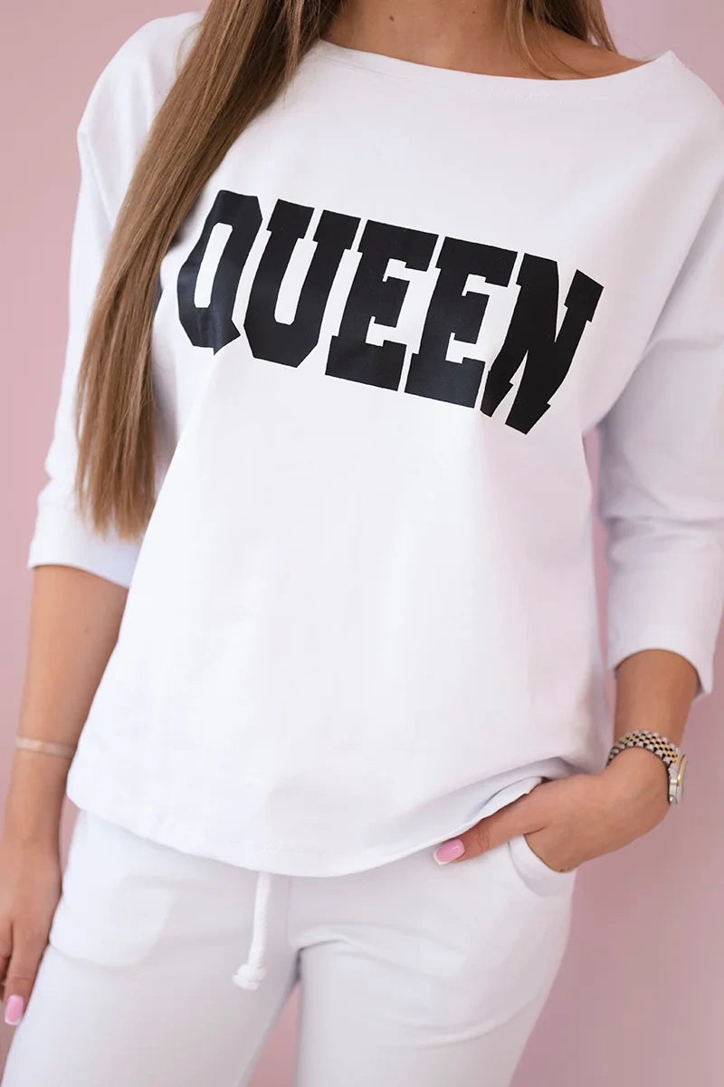 Комплект с принт Queen