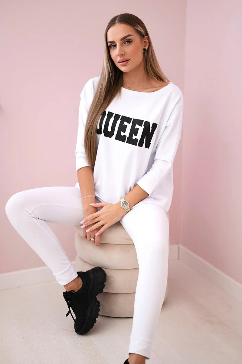 Комплект с принт Queen