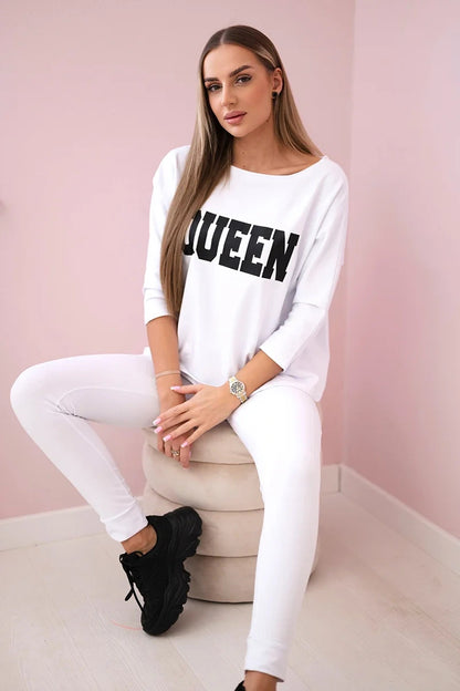 Комплект с принт Queen