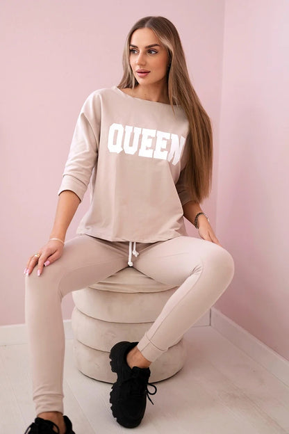 Комплект с принт Queen