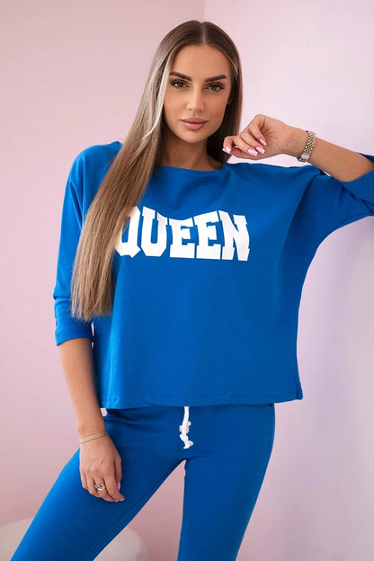 Комплект с принт Queen