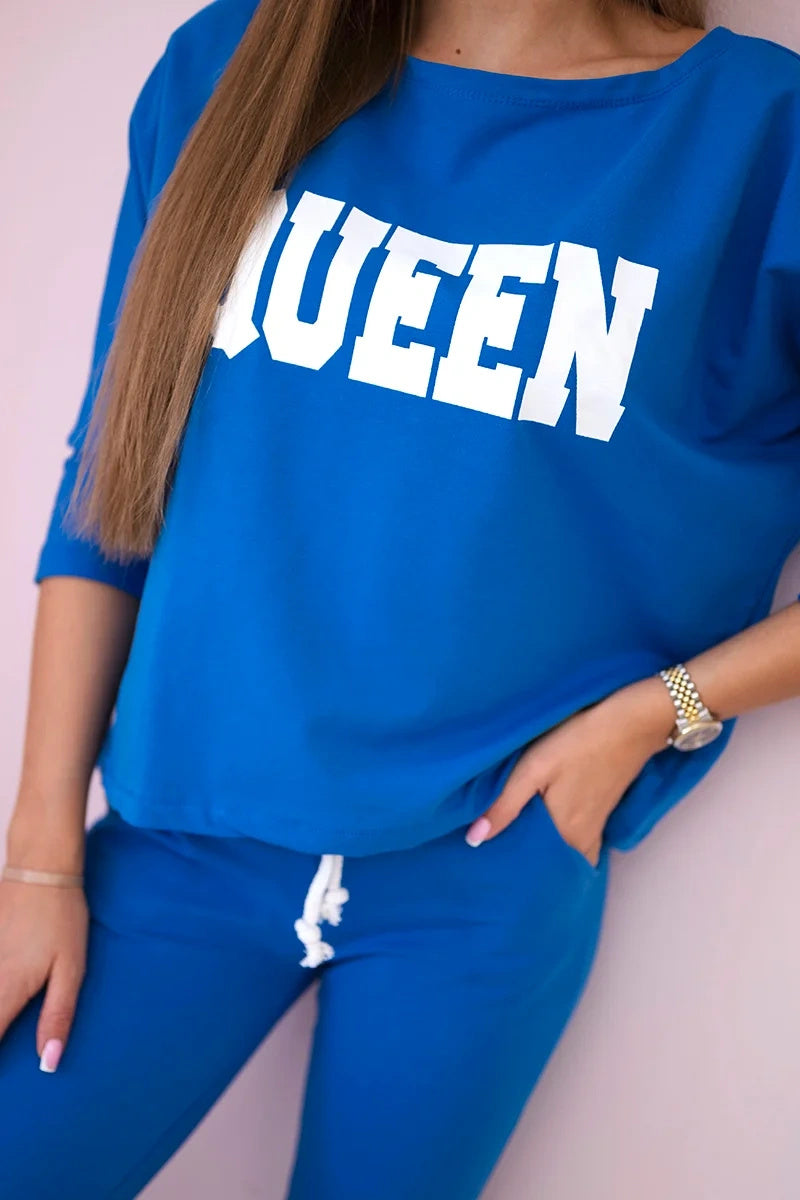 Комплект с принт Queen