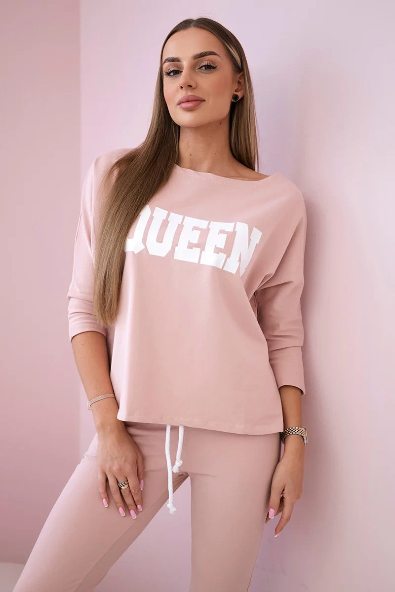Комплект с принт Queen