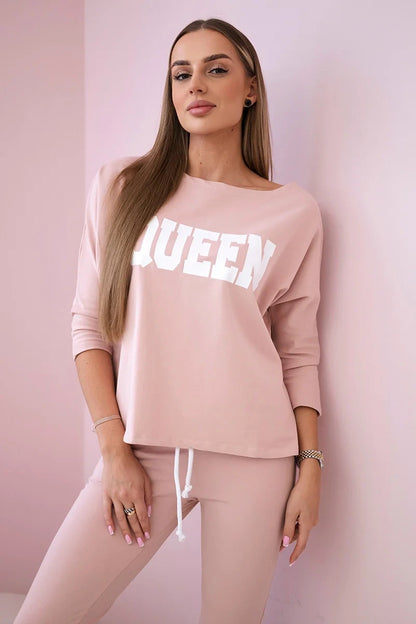 Комплект с принт Queen