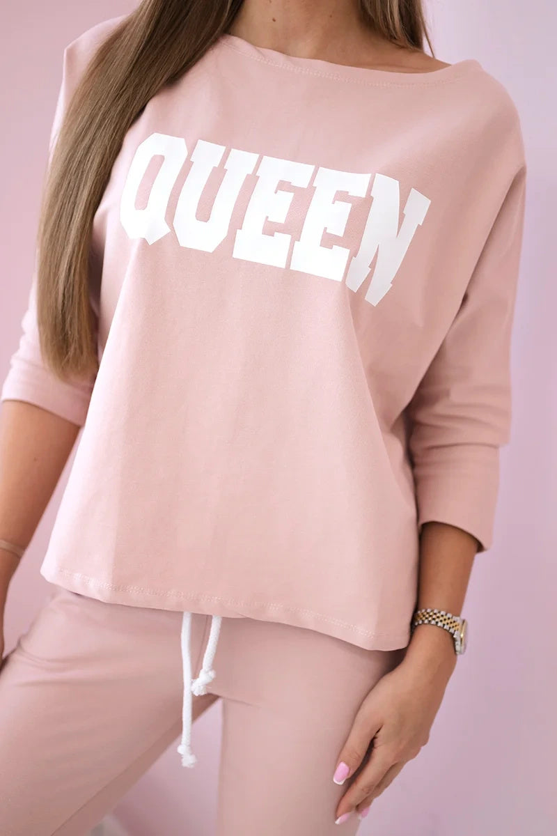 Комплект с принт Queen