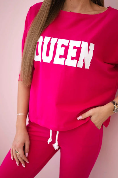Комплект с принт Queen