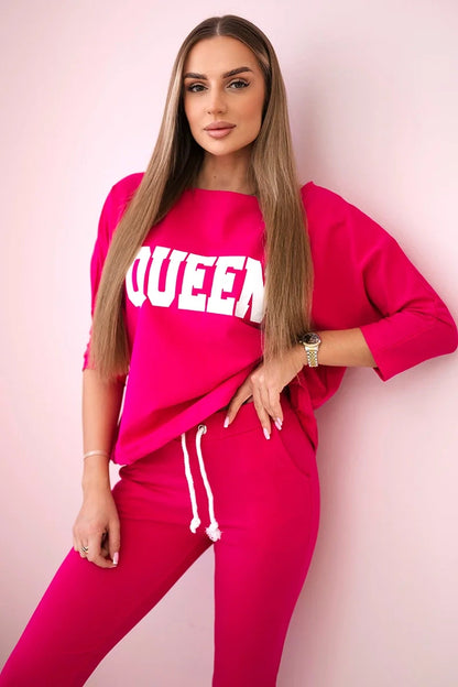 Комплект с принт Queen