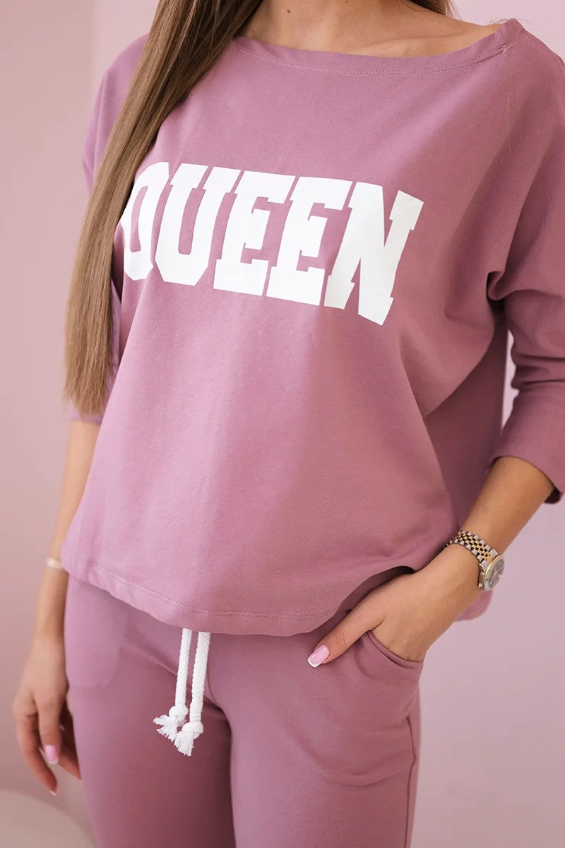 Комплект с принт Queen