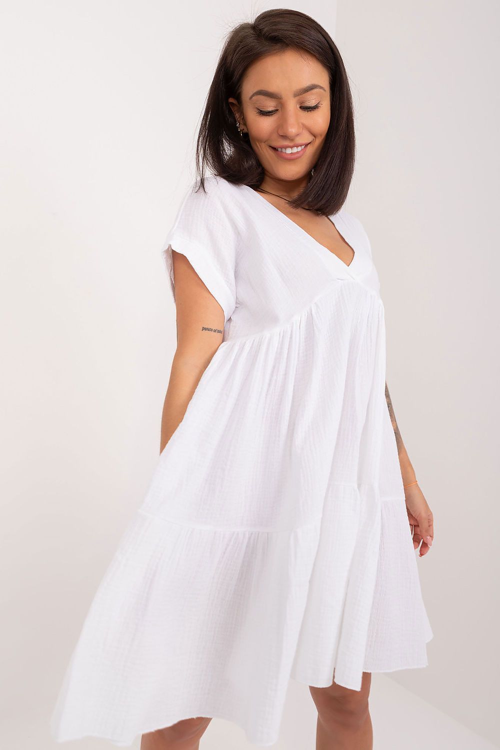 Ежедневна памучна рокля Italy Moda 194846