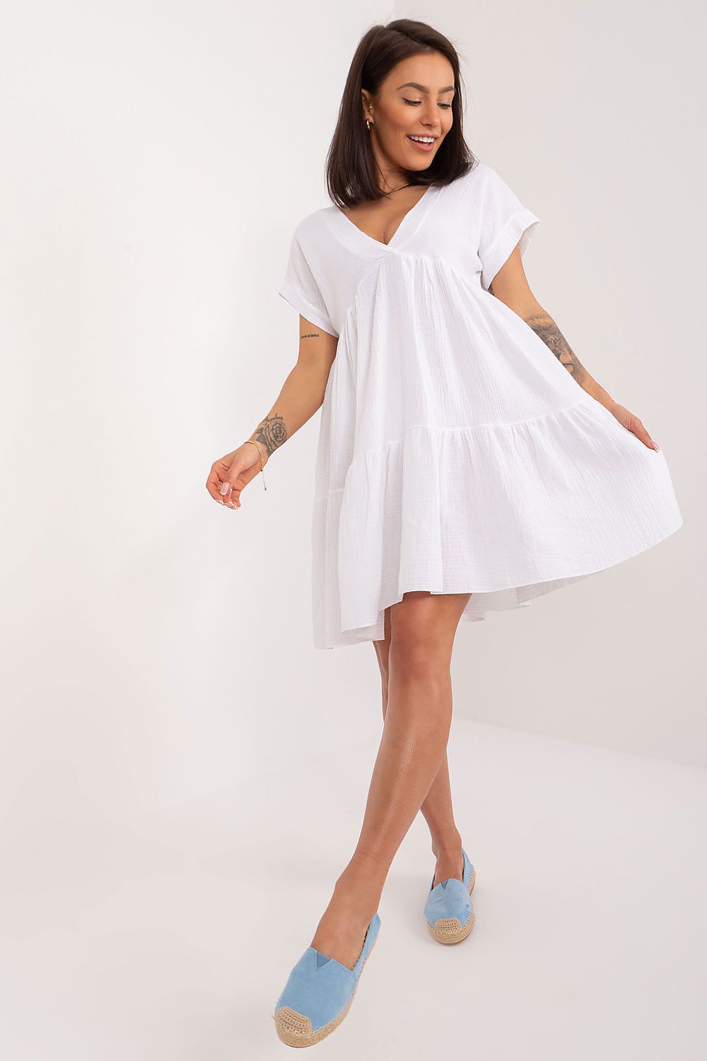 Ежедневна памучна рокля Italy Moda 194846