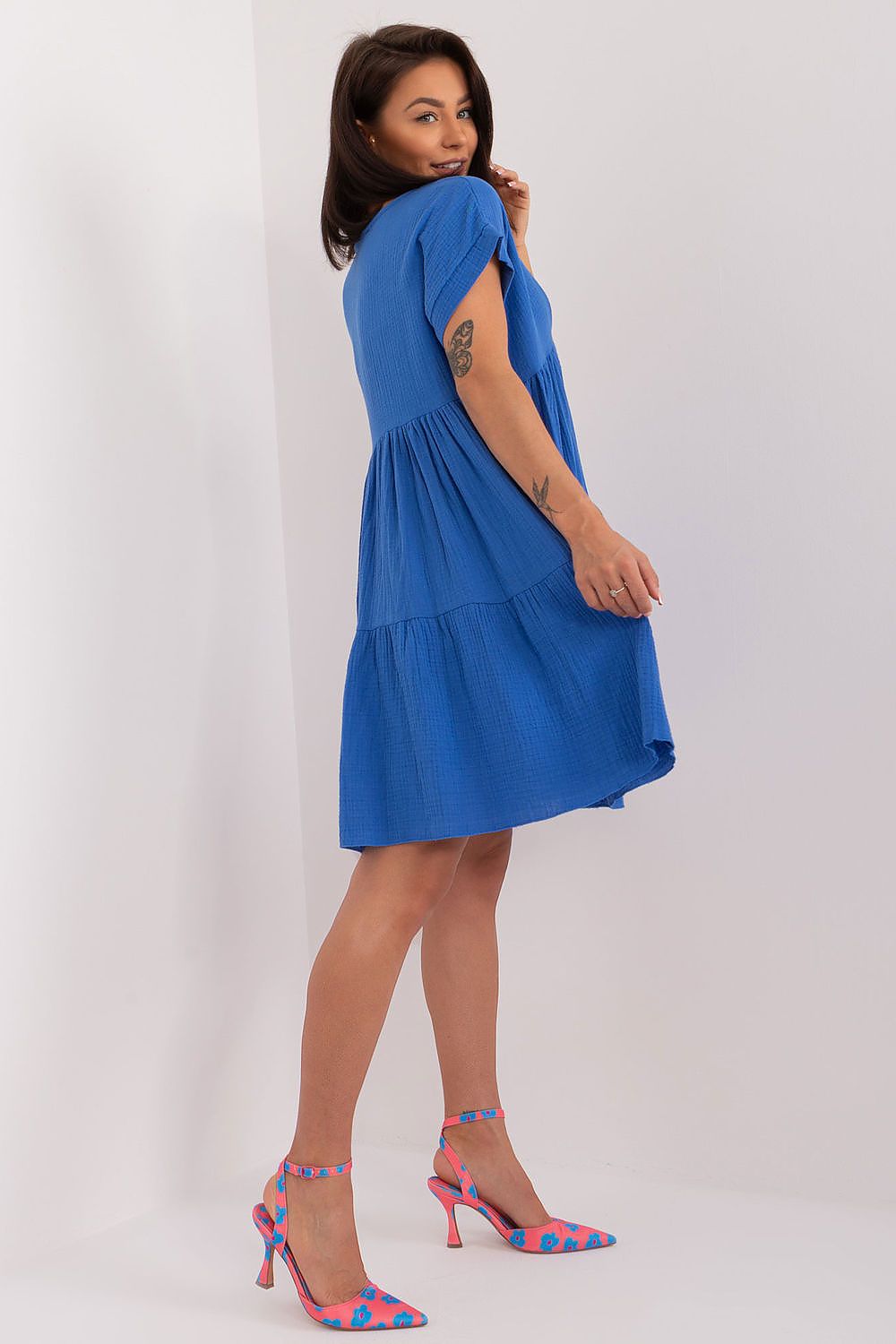 Ежедневна памучна рокля Italy Moda 194846