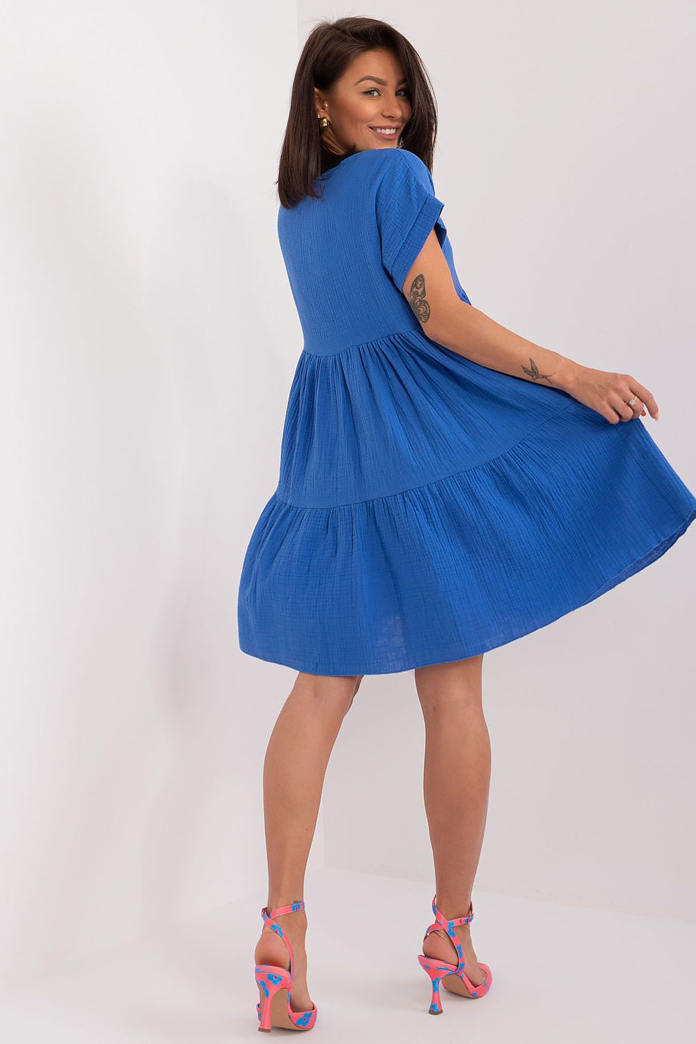 Ежедневна памучна рокля Italy Moda 194846