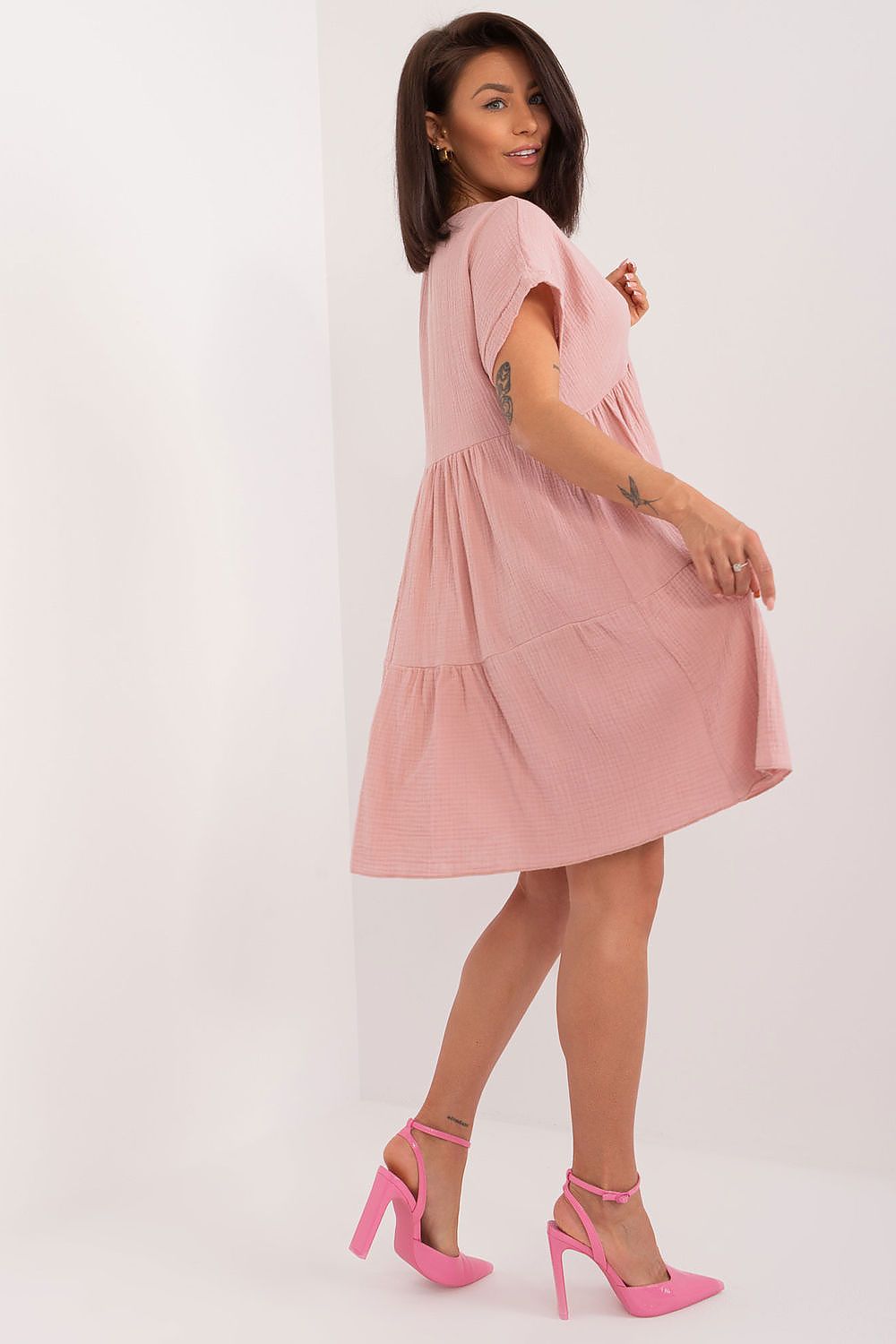 Ежедневна памучна рокля Italy Moda 194846