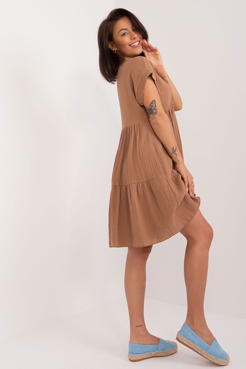 Ежедневна памучна рокля Italy Moda 194846