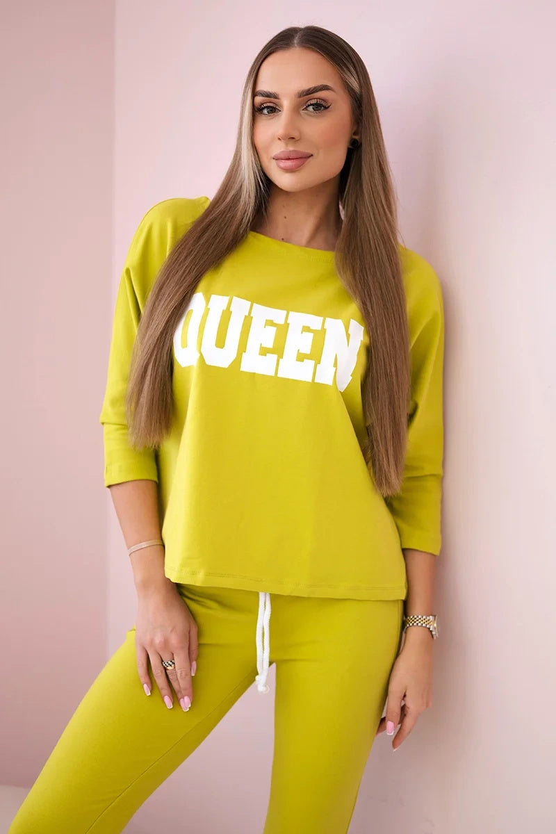 Комплект с принт Queen