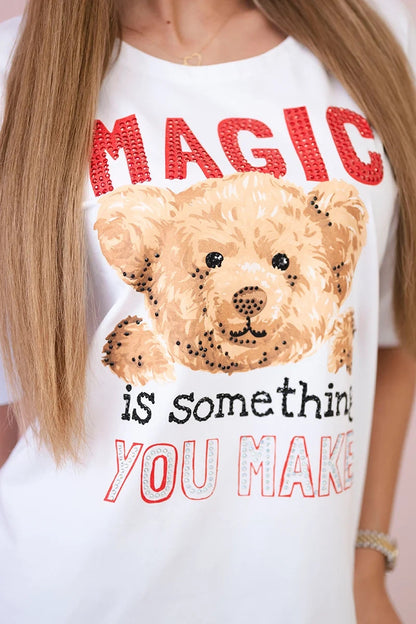 Блуза с принт Magic