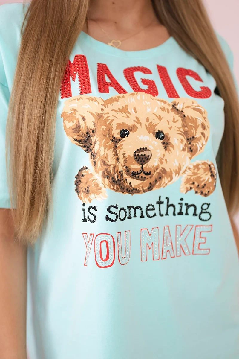 Блуза с принт Magic