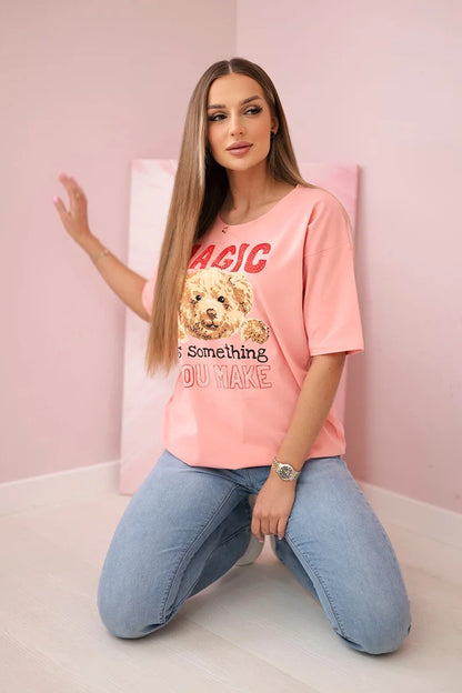 Блуза с принт Magic