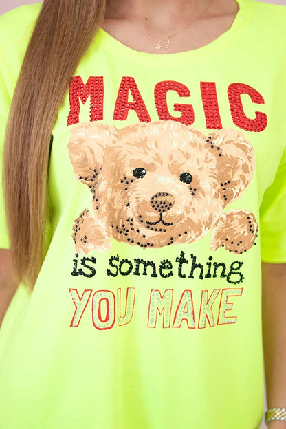 Блуза с принт Magic