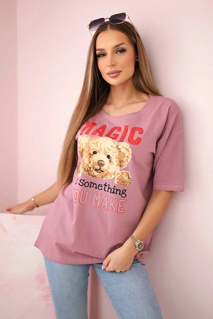 Блуза с принт Magic