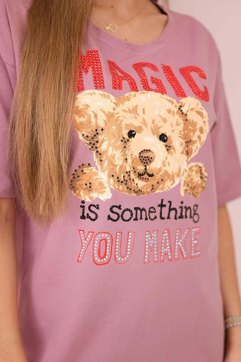 Блуза с принт Magic