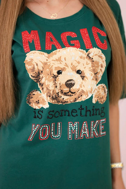 Блуза с принт Magic