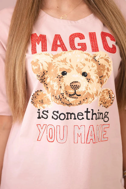 Блуза с принт Magic