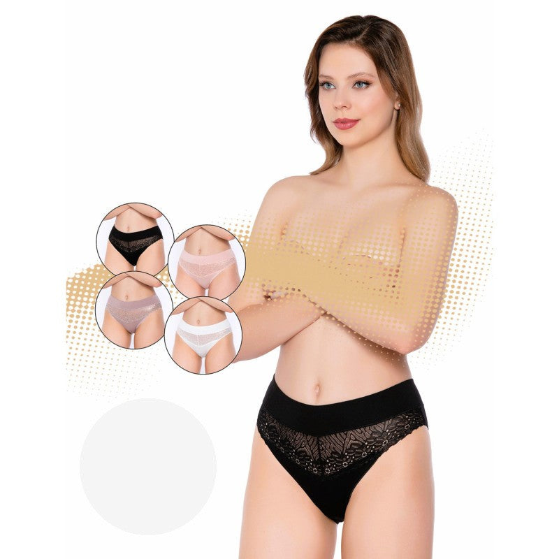 Дамски бикини от модал и памук BY-2011